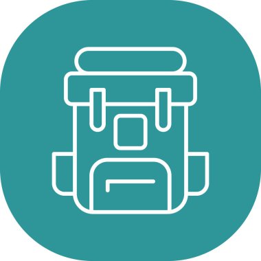 bus vektör simgesi modern ince çizgi illüstrasyonu