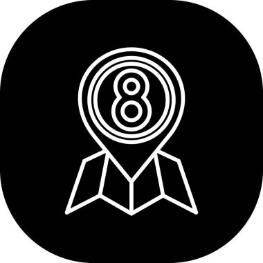 Bir b eksikliği simgesinin vektör çizimi