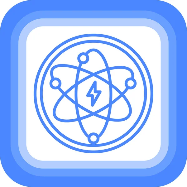 atom. Web simgesi basit illüstrasyon