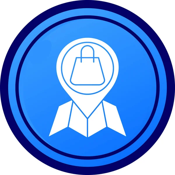 Çanta simgesinin vektör illüstrasyonu