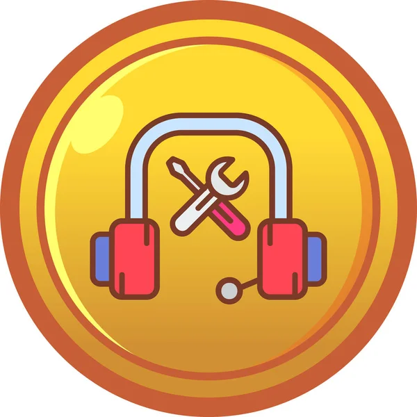 Bir müziğin vektör simgesi