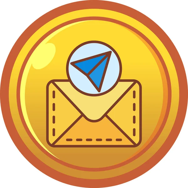 e-posta harfi vektörü modern simgesi