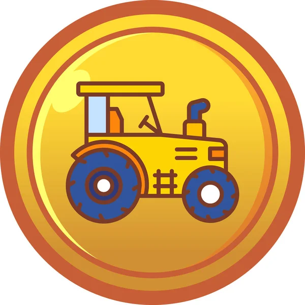 Traktör simgesi trend biçimi izole edildi