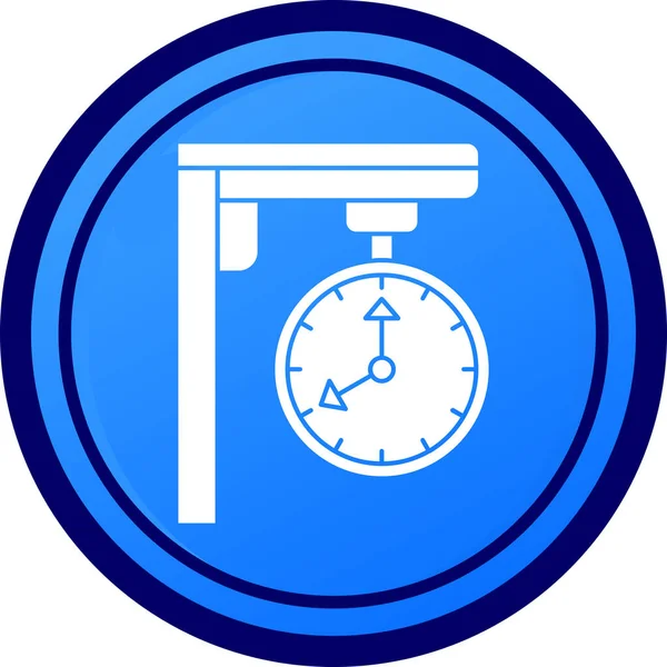 Kronometre simgesi modaya uygun izole edilmiş arkaplan