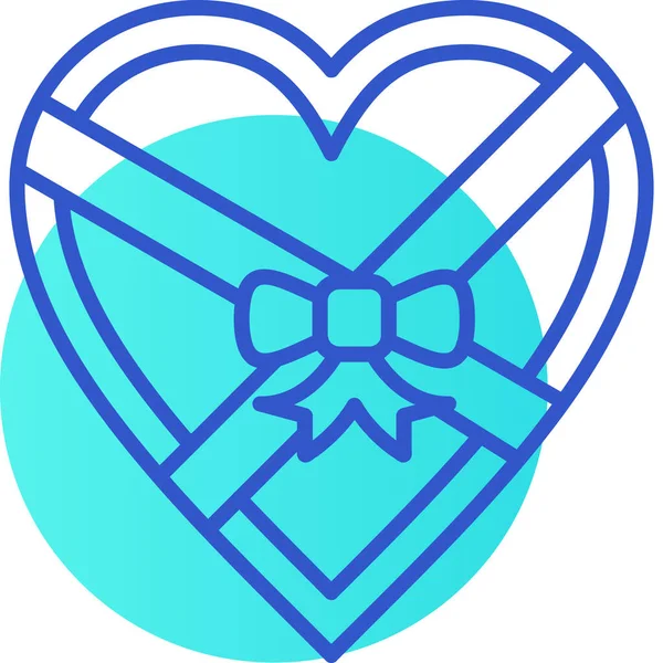 Kalp ikonu vektör illüstrasyonu