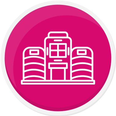 Modern oto tamir simgesinin vektör illüstrasyonu