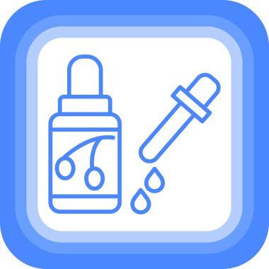 Yapıştırıcı. Web simgesi basit illüstrasyon