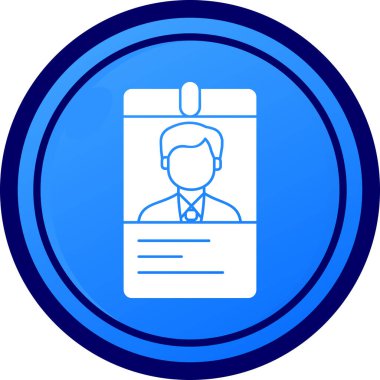 İş adamı. Web simgesi basit illüstrasyon