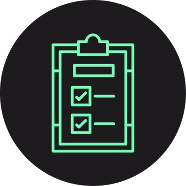 Kontrol listesi vektör illüstrasyonu