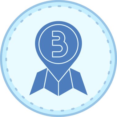 Bitcoin simgesi vektör illüstrasyonu