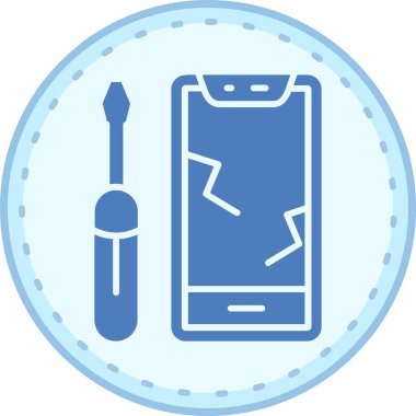 akıllı telefon simgesi vektör illüstrasyonu