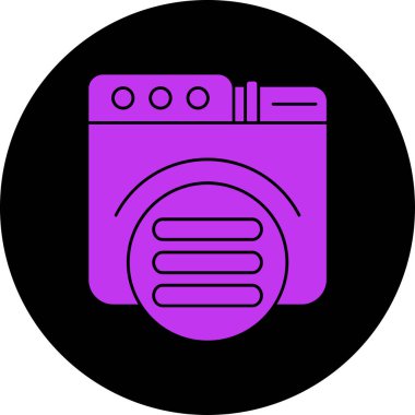 Modern oto tamir simgesinin vektör illüstrasyonu