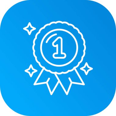 Ödülü web simgesi, vektör tasarımı