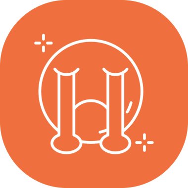 H harfi logo tasarım şablonu elementleri