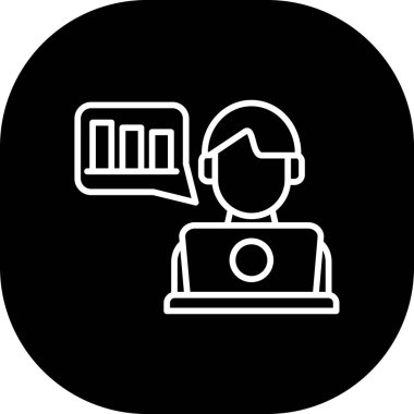 seo modern simgesinin vektör illüstrasyonu