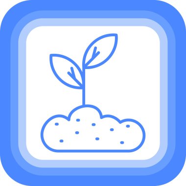 bitki simgesi vektör illüstrasyonu