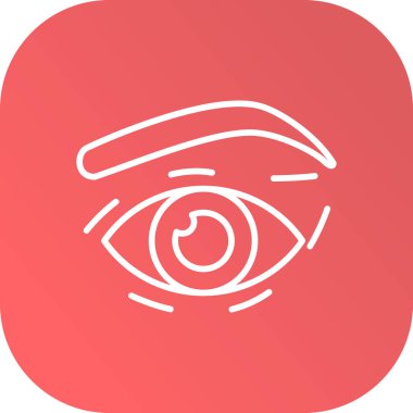 Göz simgesi vektör illüstrasyonu