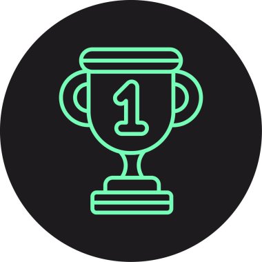 kupa simgesi vektör illüstrasyonu