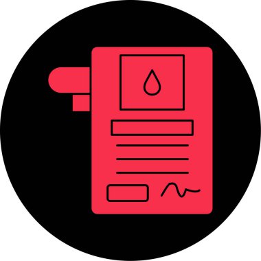 Modern gaz ikonunun vektör illüstrasyonu