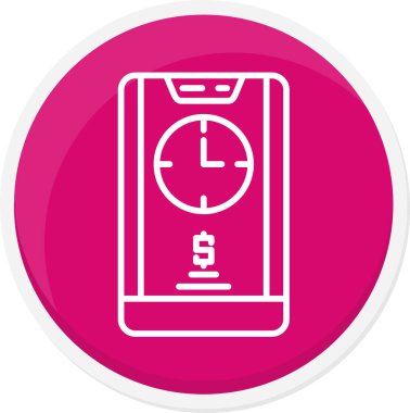 Modern simgenin vektör illüstrasyonu