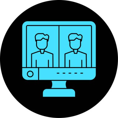 seo modern simgesinin vektör illüstrasyonu