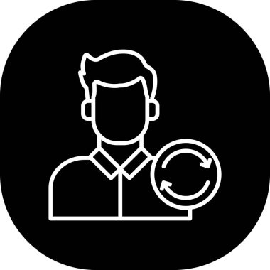 kullanıcı simgesi, vektör illüstrasyonu