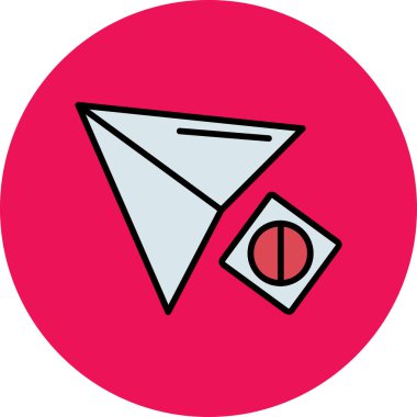 ok simgesinin vektör illüstrasyonu