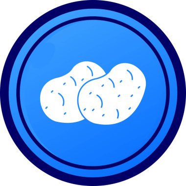 Bulut. Web simgesi basit illüstrasyon