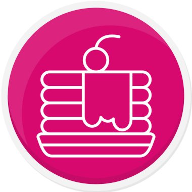 Gıda simgesinin vektör illüstrasyonu