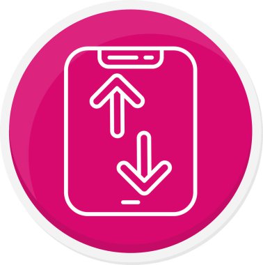 Modern bir simgenin vektör illüstrasyonu