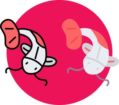 Modern b 'nin vektör çizimi tıbbi simge eksikliği