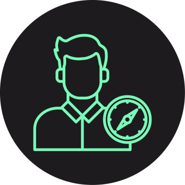 seo modern simgesinin vektör illüstrasyonu