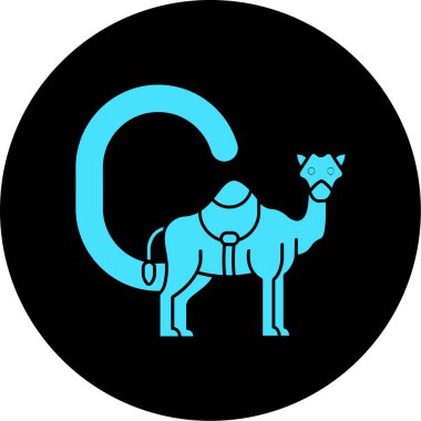 Hayvan simgesinin vektör illüstrasyonu