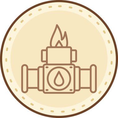 Yağ yakıt varili simgesi