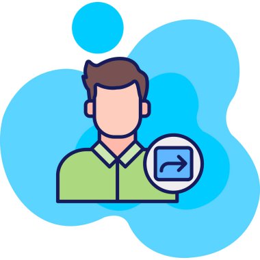 avatar erkek simgesi - taslak biçimi