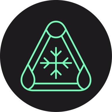 Projeniz için vektör kar tanesi simgesi