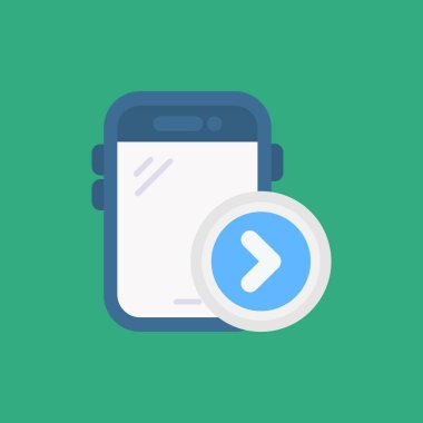 vektör illüstrasyonunda telefon simgesi.