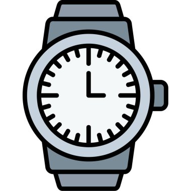 zaman yönetimi simgesi doldurulmuş ana hatlar biçiminde