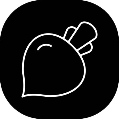 tavuk simgesi, vektör illüstrasyonu