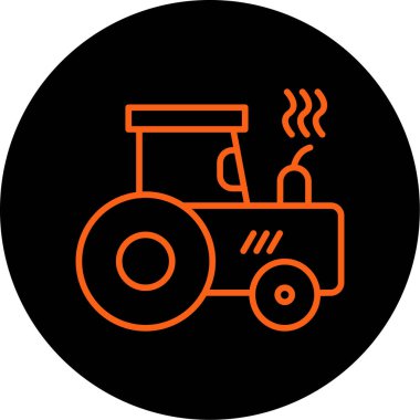 Bir çiftlik simgesinin vektör illüstrasyonu