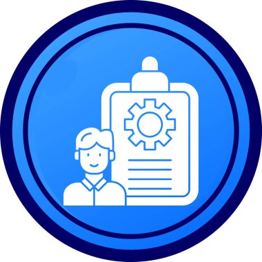 Modern bir simgenin vektör illüstrasyonu