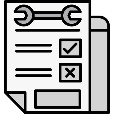 Taslak biçiminde pano simgesi kontrol listesi