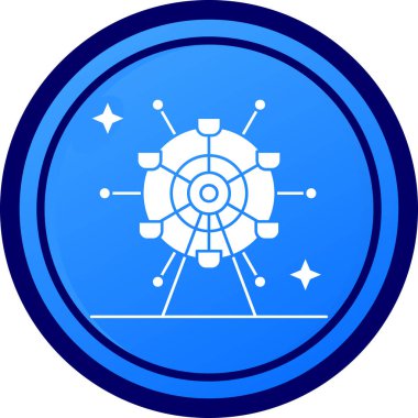 Eşsiz Pusula Vektör Satırı Simgesi