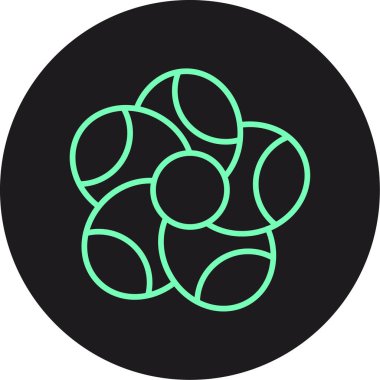 Modern simgenin vektör illüstrasyonu