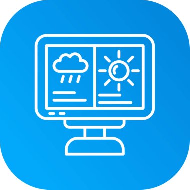 bilgisayar simgesi vektör illüstrasyonu