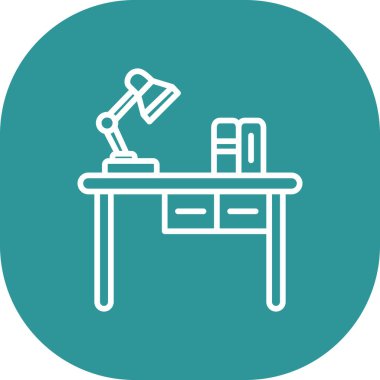 Mobilya simgesinin vektör illüstrasyonu