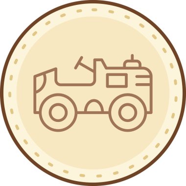 Bir çiftlik simgesinin vektör illüstrasyonu