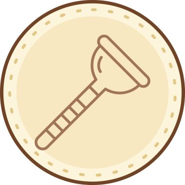 Balta simgesi. Web için oduncu vektör simgelerinin basit illüstrasyonu