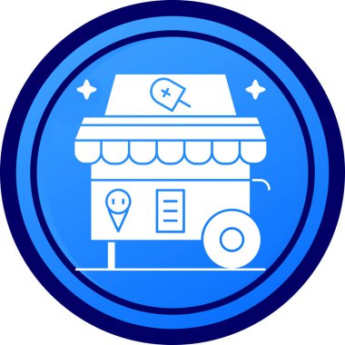 Alışveriş arabası simgesinin vektör çizimi