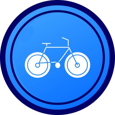 bisiklet ikonu vektör illüstrasyonu
